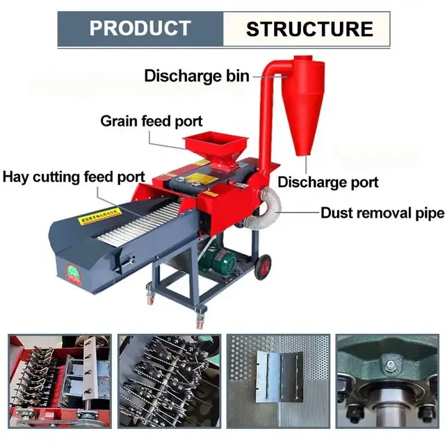 Silage machine (integrated grinder) 