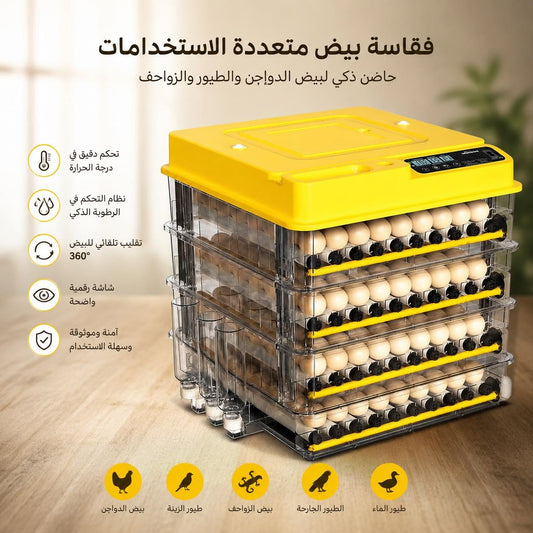ماكينة تفريخ الي سعه 288 بيضه اتوماتيك